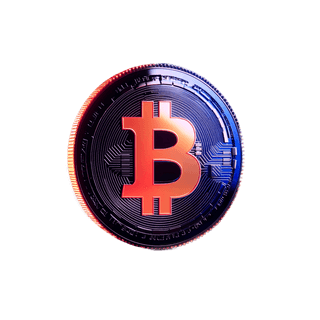 Crypto market analytics data visualization floating card